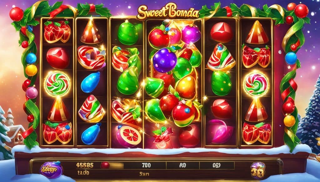 Sweet Bonanza Xmas oyun ekranı Sweet Bonanza Xmas oyun ekranı